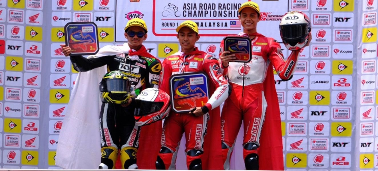 Podium ARRC Sepang 2019 - Kelas AP250