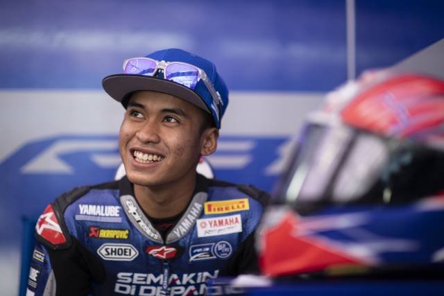Galang Hendra Pratama di Sirkuit Jerez, Seri 4 WSSP300 2019