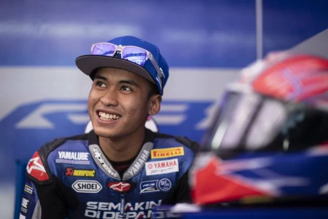 Galang Hendra Pratama di Sirkuit Jerez, Seri 4 WSSP300 2019